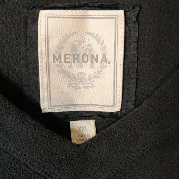 Merona‎ Black Polyester V-Neck Sweatshirt - Picture 2 of 7